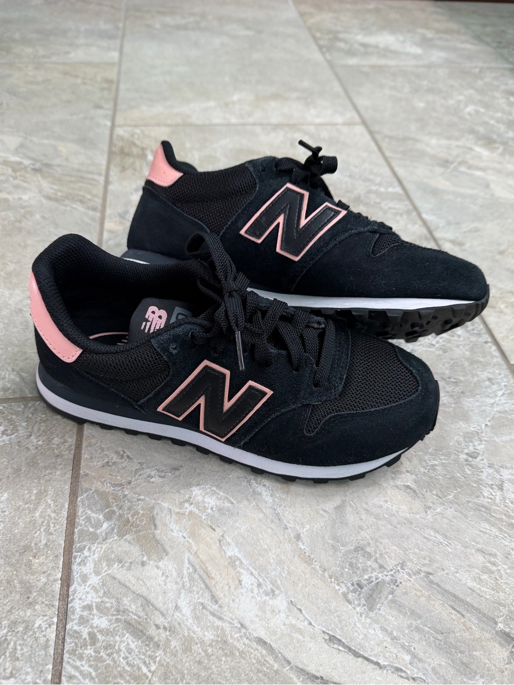 New Balance 500 Sneakers Rose Pink Black Size 7
